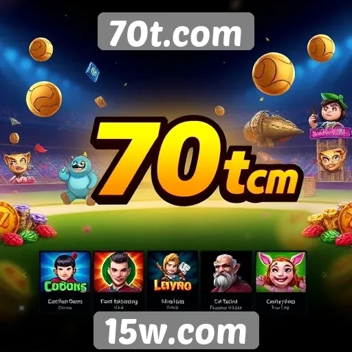 Evolução de 70t.com no mercado de jogos online