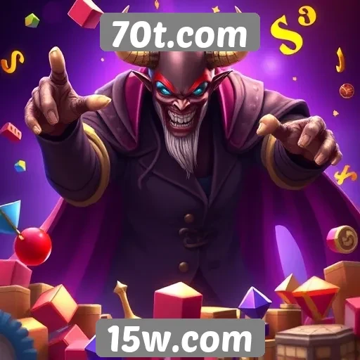 Visão geral dos jogos disponíveis em 70t.com